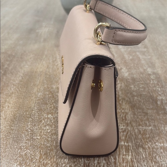 Michael Kors Pink Mini Bag with Gold Accents - Picture 5 of 10